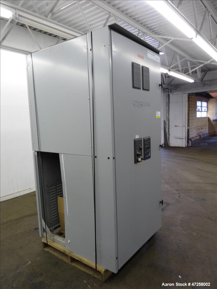 Used Eaton Floor-Standing Magnum Fixed Mount Automatic Transfer Switch, 3200 amp. Cutler Hammer ATC-600 programmable microprocessor-based logic controller. Nema type 1 enclosure. 3/50/60hz, 120-600 v...