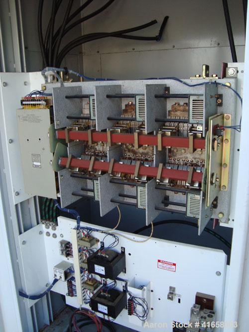 Used Generac 2600 Amp Automatic Transfer Switch, Model 1659760100. Outdoor enclosure, rated 600/480 Volt.