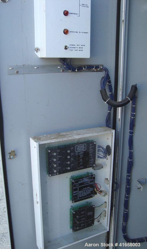 Used Generac 2600 Amp Automatic Transfer Switch, Model 1659760100. Outdoor enclosure, rated 600/480 Volt.