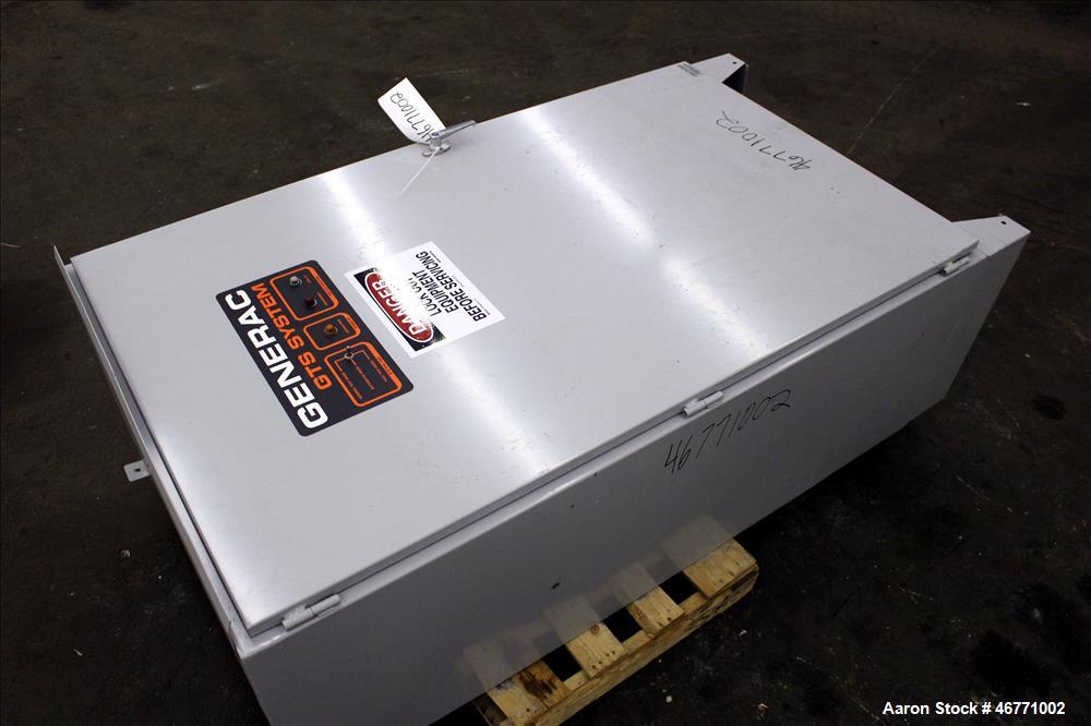 Used Generac Transfer Switch, Model 1706630200, 600 amp, system voltage 277/480, serial# 77943.