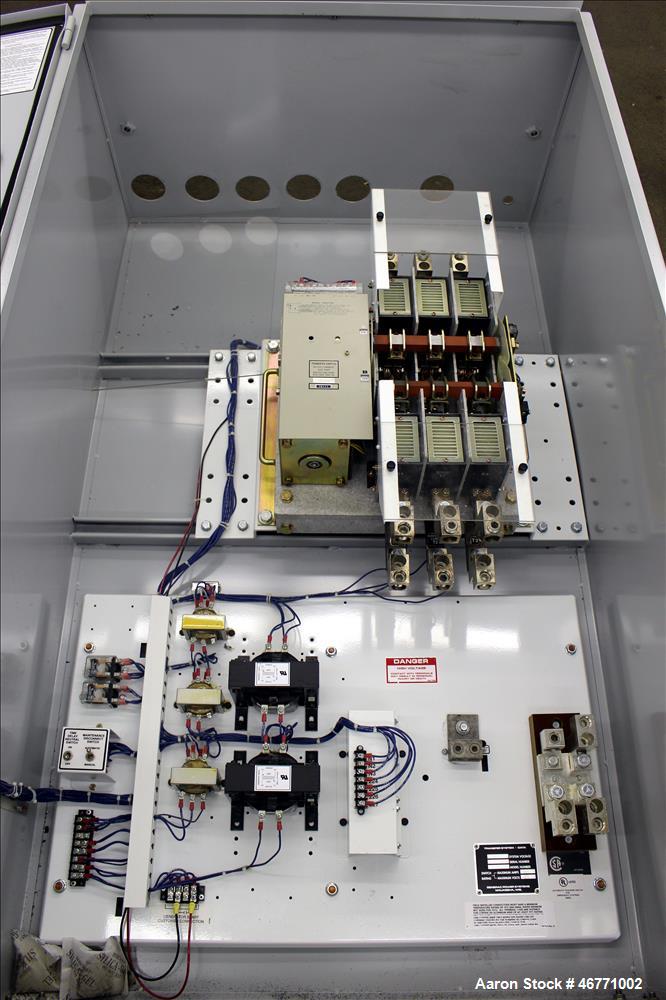 Used Generac Transfer Switch, Model 1706630200, 600 amp, system voltage 277/480, serial# 77943.
