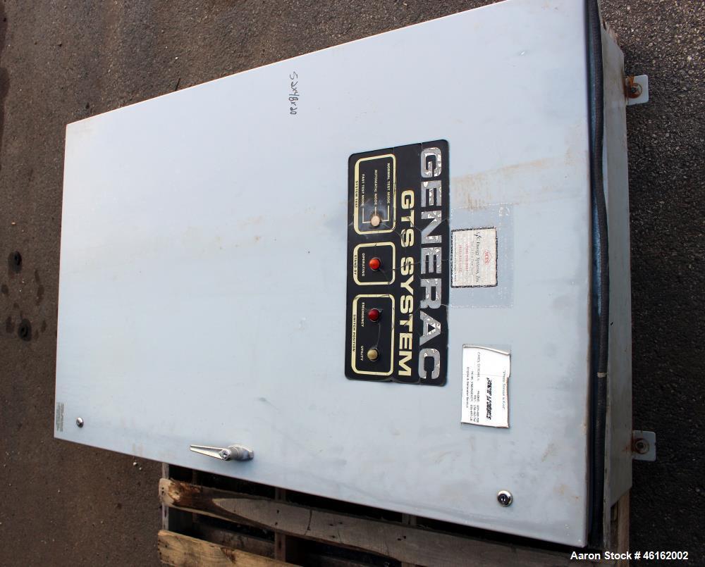 Used Generac Automatic Transfer Switch, Model 98A03069-W. Maximum amps 420. Maximum volts 250. System voltage 120/208. Serial# 45099.