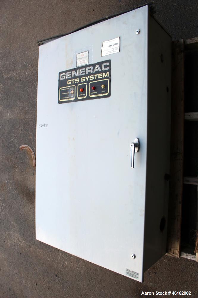 Used Generac Automatic Transfer Switch, Model 98A03069-W. Maximum amps 420. Maximum volts 250. System voltage 120/208. Serial# 45099.
