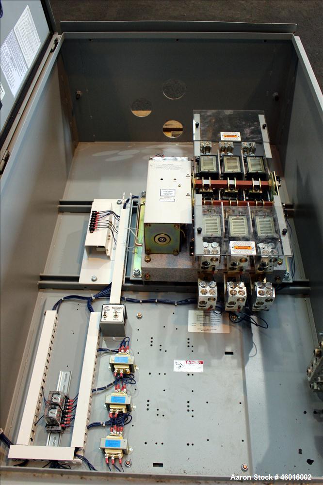 Used Generac 800 Amp Automatic Transfer Switch, Model 8245610100. NEMA 12 enclosure 3/60/120/208V. Year 2007.