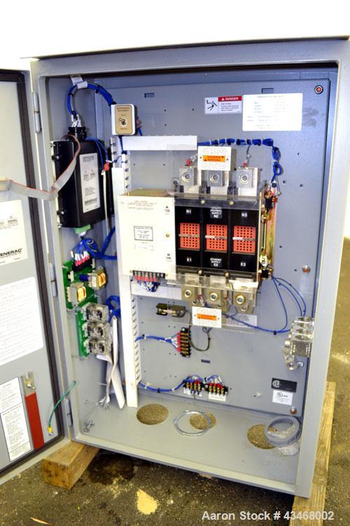 Used Generac Power Systems HTS Transfer Switch, Model HTSN300J3. 300 Amps, 480 volts.