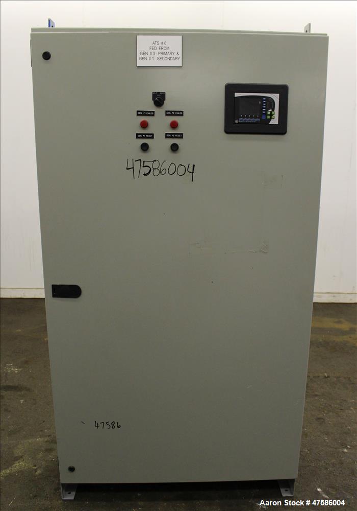 Used GE ATS Automatic Transfer Switch, Model Z1OM3S1AD40XXS4XXX. 1200 Amp. 3/60/120/208 Volt. GE multilin MX350 auto transfer controller. Nema 1 enclosure. Serial# 1584637-1.