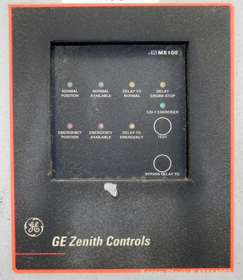 Used GE Zenith Transfer Switch Model ztgk160fs3-7. 1600 Amp, 277/480 volts.