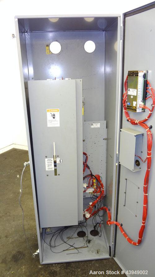 Used Cutler-Hammer 800 Amp Transfer Switch. Cat.# ATVAMDC30800BRU, style 68C8420G58. 3/60/208 Volts. Type 3R enclosure.