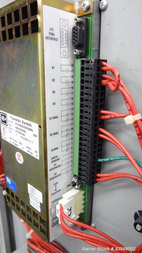 Used Cutler-Hammer 800 Amp Transfer Switch. Cat.# ATVAMDC30800BRU, style 68C8420G58. 3/60/208 Volts. Type 3R enclosure.