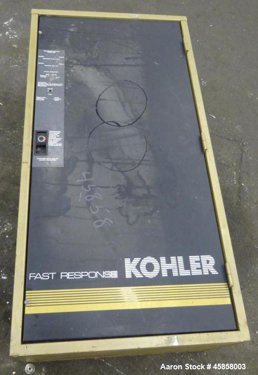 Used- Kohler 400 Amp Automatic Transfer Switch, Part# K-166341-0400. 3 Phase, 60 hertz, 480 volts. Serial# K189081.