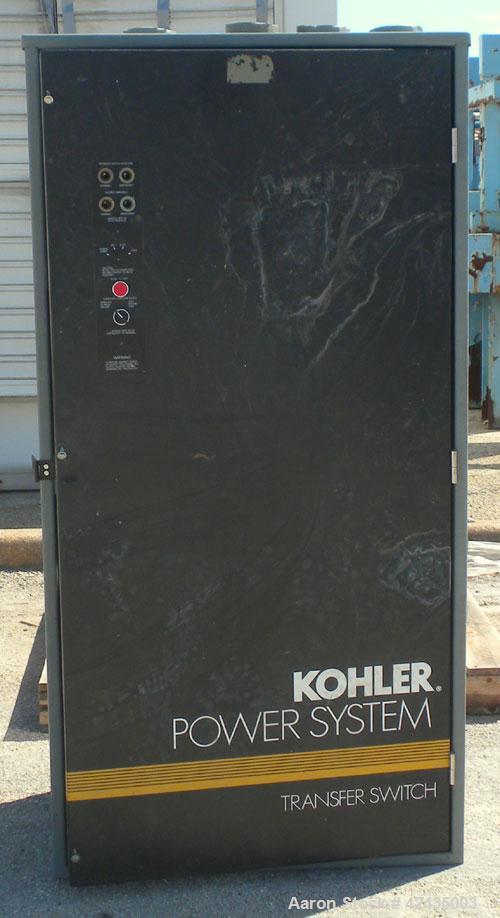 Used Kohler Automatic Transfer Switch, model K-166343-800. 800 Amp, 3/60/480 Volt.