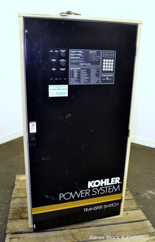 Used Kohler Automatic Transfer Switch, Part# K-568341-600. 600 Amps, 3/60/208 volt.