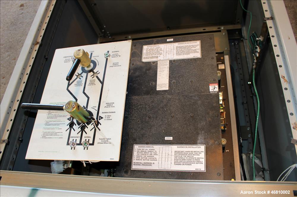 Used Kohler 800 Amp ATS, Bypass Isolation Automatic Transfer Switch