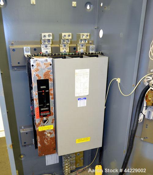 Used Kohler 1200 Amp Automatic Tranfer Switch. Model ZCS-568341-1200. 3/60/208 Volts, Nema 1 enclosure.