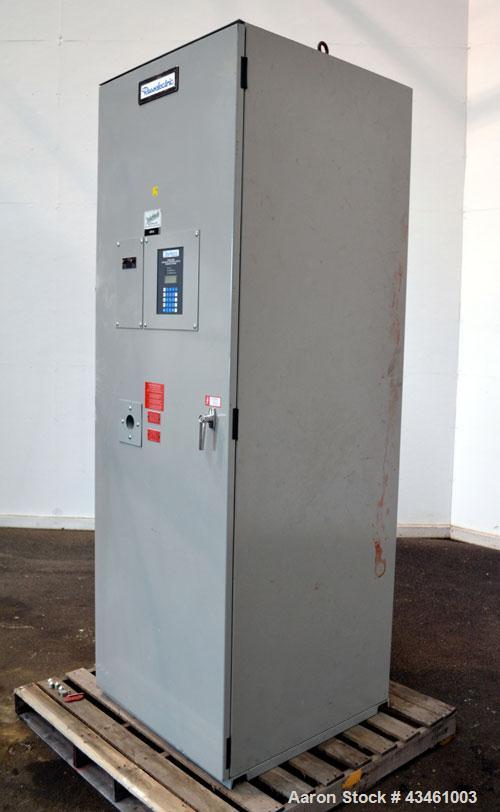 Used Russelectric Model 2000 Automatic Transfer Switch Control System. 2000 Amps, 3 wire, 3 phase, 60 Hz. Serial# 28553-1A. UL Listed.