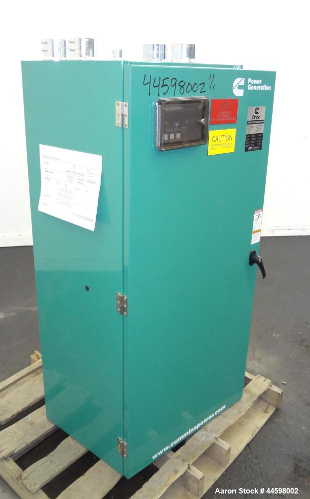Used Cummins / Onan 400 Amp Automatic Transfer Switch, Model OTECC-7174604, serial #F080189172. 3/60/480V. Type 1 enclosure.