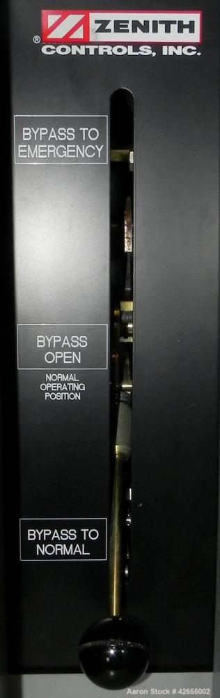 Used Zenith Entelli-Switch 250 Automatic Transfer Switch, Model ZBTSDL22EC-5, Serial #1328657, 480V, 225 Amps, 3 Phase, 60 Hz., Built 2000