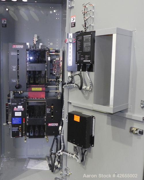 Used Zenith Entelli-Switch 250 Automatic Transfer Switch, Model ZBTSDL22EC-5, Serial #1328657, 480V, 225 Amps, 3 Phase, 60 Hz., Built 2000