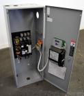 Used Asco 300 Series Automatic Transfer Switch, 400 Amps, Catalogue# E00300030400C10C. 3/60/208 volt. UL Listed type 1 enclosure. Includes a Transtector Apex series Superior Surge Suppression.