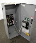 Used Asco 300 Series Automatic Transfer Switch, 400 Amps, Catalogue# E00300030400C10C. 3/60/208 volt. UL Listed type 1 enclosure. Includes a Transtector Apex series Superior Surge Suppression.