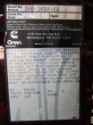 Used Cummins Automatic Transfer Switch, model OTCU 225G, serial H920481261, 225 amps, 277/480 volts, 3 phase, 60 Hz, year 1992.