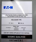 Unused- Cutler Hammer Magnum Drawout 2000 Amp service entrance ATS automatic tra