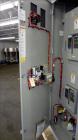 Used Eaton 600 Amp Automatic Transfer Switch, Catalog# ATVIMGB30600XSU. 3 Phase 120-600V, 3 pole, Magnum DS 600 amp circuit breakers with 100,000KA trip. Year 2012.