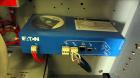 Used Eaton 600 Amp Automatic Transfer Switch, Catalog# ATVIMGB30600XSU. 3 Phase 120-600V, 3 pole, Magnum DS 600 amp circuit breakers with 100,000KA trip. Year 2012.