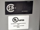 Used Generac Power Systems HTS Transfer Switch, Model HTSN300J3. 300 Amps, 480 volts.