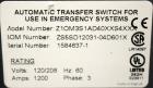 Used GE ATS Automatic Transfer Switch, Model Z1OM3S1AD40XXS4XXX. 1200 Amp. 3/60/120/208 Volt. GE multilin MX350 auto transfer controller. Nema 1 enclosure. Serial# 1584637-1.