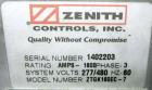 Used GE Zenith Controls 1600 Amp Transfer Switch, Model ZTGK160EC-7.  3/60/277/480 volt.