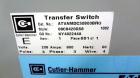 Used Cutler-Hammer 800 Amp Transfer Switch. Cat.# ATVAMDC30800BRU, style 68C8420G58. 3/60/208 Volts. Type 3R enclosure.