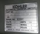 Used- Kohler 400 Amp Automatic Transfer Switch, Part# K-166341-0400. 3 Phase, 60 hertz, 480 volts. Serial# K189081.