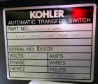 Used Kohler Automatic Transfer Switch, Part# K-566341-104, 104 Amp. 3/60/480 Volt. Serial# K88038.