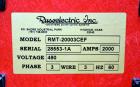 Used Russelectric Model 2000 Automatic Transfer Switch Control System. 2000 Amps, 3 wire, 3 phase, 60 Hz. Serial# 28553-1A. UL Listed.