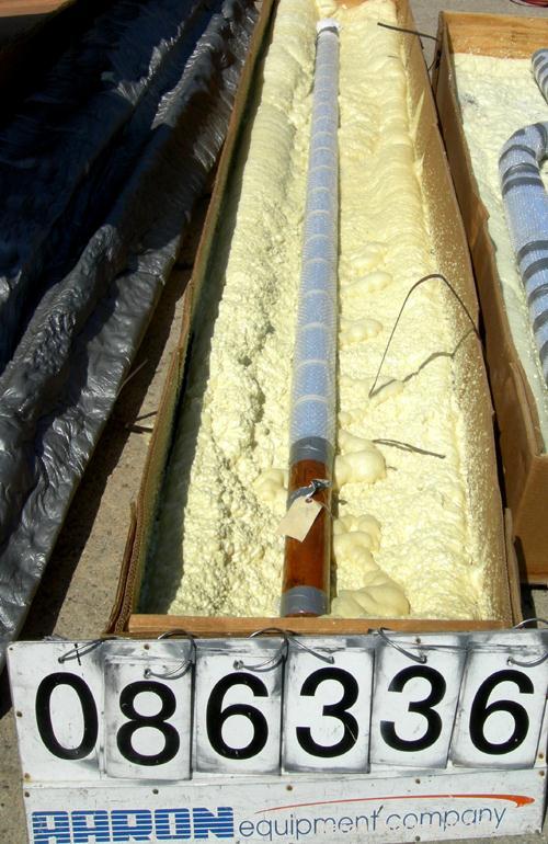 Unused-Reglassed- Nucerite Cryolock Agitator Shaft For A 5 SRW Drive. For a 2000 gallon vessel. 3-1/2" diameter seal x 146" long. 129-1/2" long glassed area, 16-1/2" long non-glassed mounting end.