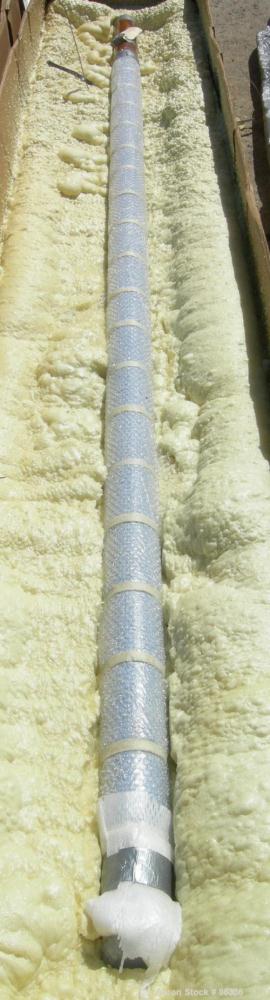 Unused-Reglassed- Nucerite Cryolock Agitator Shaft For A 5 SRW Drive. For a 2000 gallon vessel. 3-1/2" diameter seal x 146" long. 129-1/2" long glassed area, 16-1/2" long non-glassed mounting end.