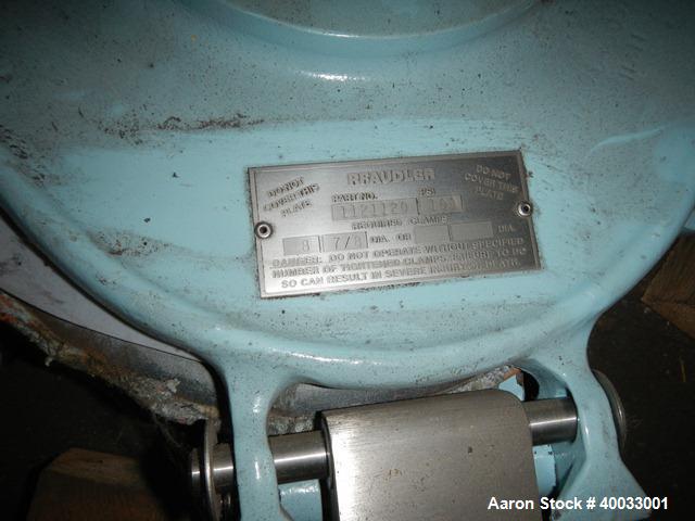 Used 50 Gallon DTW Glass Lined 3 Blade Retreat Curve Agitator