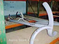 USED: 750 gallon agitator, 3 blade, 5TW/OTW end, 3-1/2" diameter x102" long, 44" span.