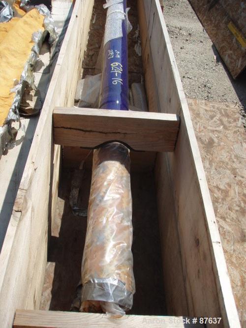 Unused-Reglassed- Pfaudler 3-Blade Retreat Curve Agitator 7RW-4000G. 200" x 56" x 5-1/2". Dark blue glass.