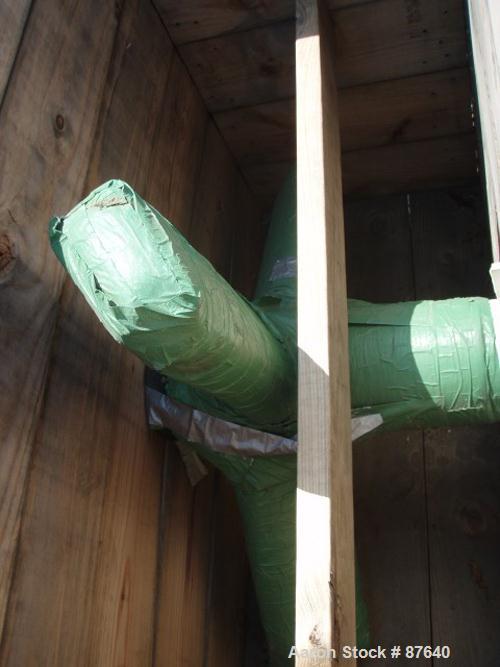 Used Reglassed- Pfaudler 4000 Gallon 3-Pitched Blade Impeller Agitator 8RW-4000G. 195" x 40". White glass.