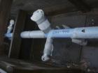 Used DTW Glass Lined 3-Blade Retreat Curve Agitator