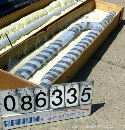 Unused-REGLASSED/UNUSED: Nucerite H-style baffle. 4-1/2" diameter x 116" overall length. For a 2000 gallon vessel.