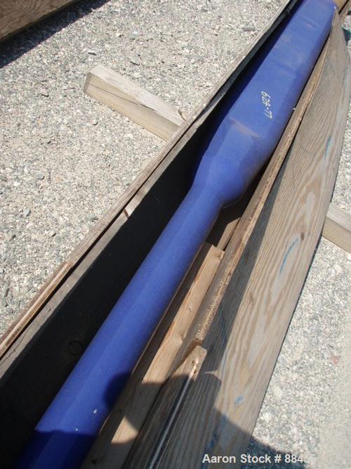 Used- Dedietrich Glass Lined Beaver Tail Baffle for a RA-96 3000 Gallon Reactor