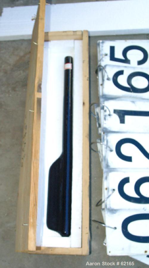 USED: Unused: 20 gallon glass lined fin style baffle, 1-5/16" dia x 26" long.
