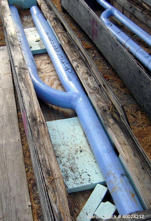 Used Glass Lined H Baffle for approximate 3000 gallon reactor. 4 1/2'' diameter shaft x 117'' long x 16'' wide. Includes metal tip.