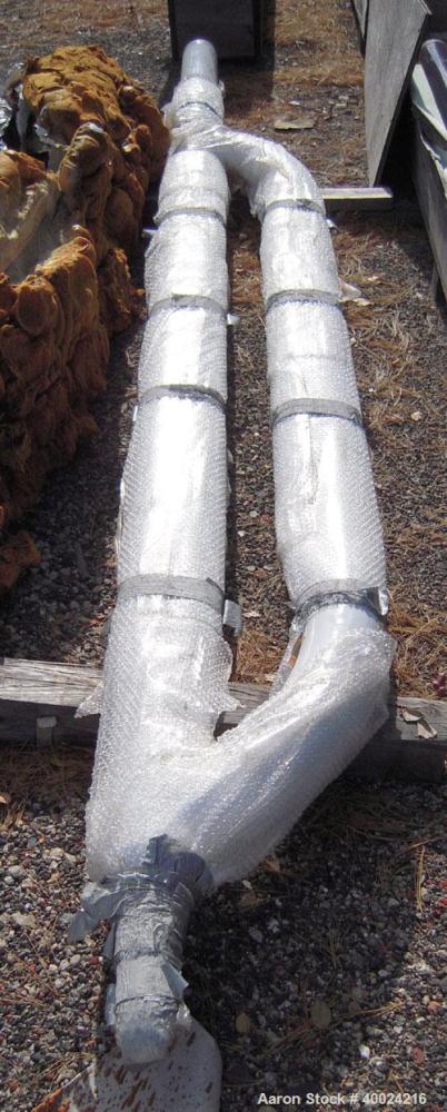 Used Glass Lined D Baffle for approximate 4000 gallon reactor. 5'' diameter shaft x 149'' long x 16'' wide.