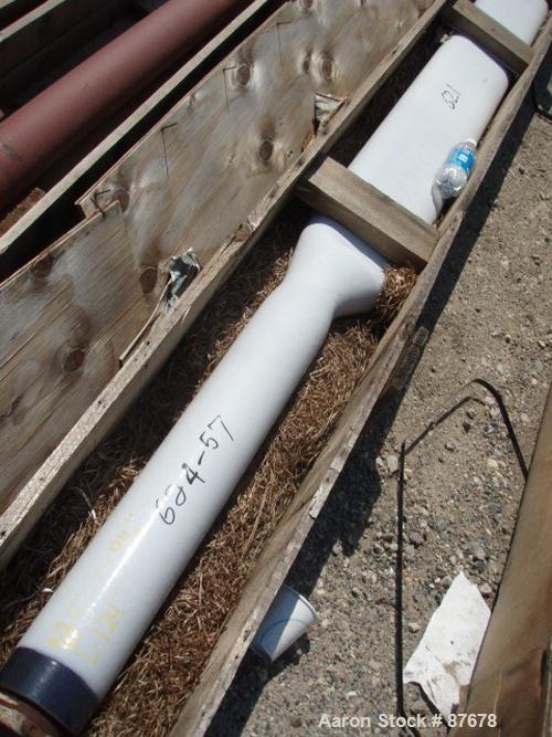 Used:3000 gallon 5" X 120" X 16" span "H" baffle with 6" tip