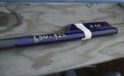 Used Glass Lined Beaver Tail Baffle for approximate 200 gallon reactor