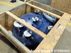 Used- Reglassed Pfaudler Glass Head for a 300 gallon vessel. Approximately 48"diameter. Openings: 8", 18" x 12" manhole, No ...